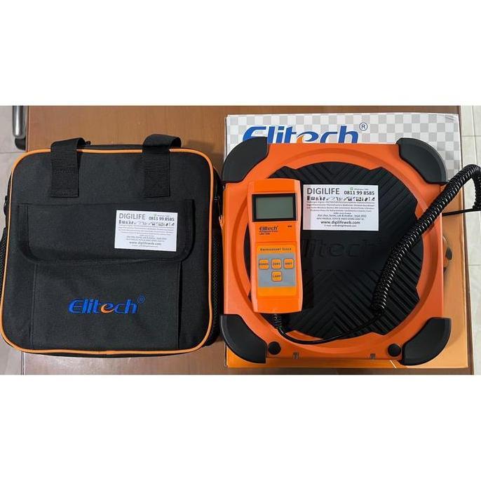 Refrigerant Scale Elitech Lmc200 Timbangan Freon Hvac Lmc-200 Charging Scales 220Lbs Weight Lmc 200 