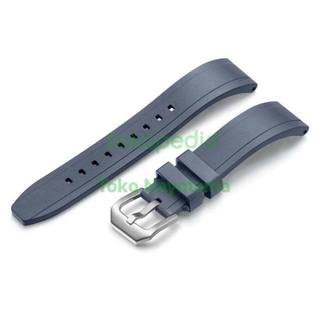 22mm CRAFTER BLUE UX03 Biru Royal Blue Universal Rubber Strap