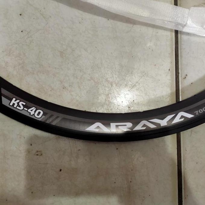 TERBARU velg rims balap 700c araya KS40 32h