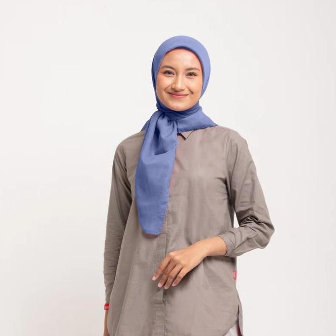 Plain Square Hijab Polos Dauky Terbaru