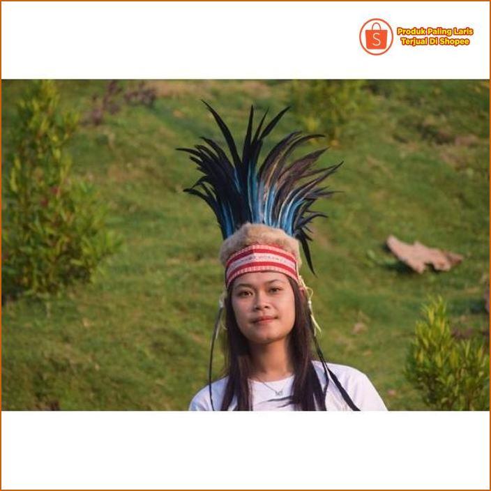 Topi Papua-Topi Irian Bulu Ayam Biru New