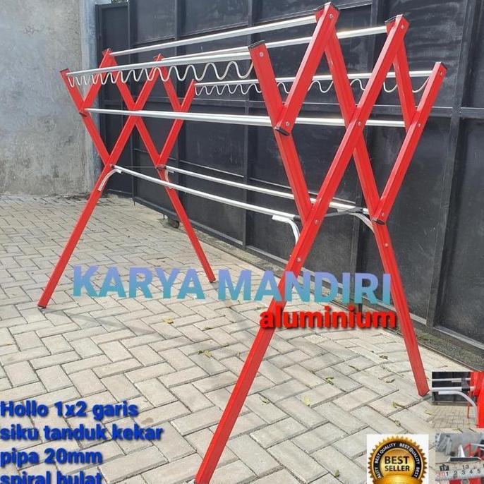 ASLI jemuran baju aluminium besar /Jemuran Lipat / 180 Cm / Livina READY STOCK