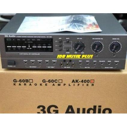 Promo Amplifier Mixer Karaoke 3G Audio Ak400 Ak 400 Original 3G Audio Diskon
