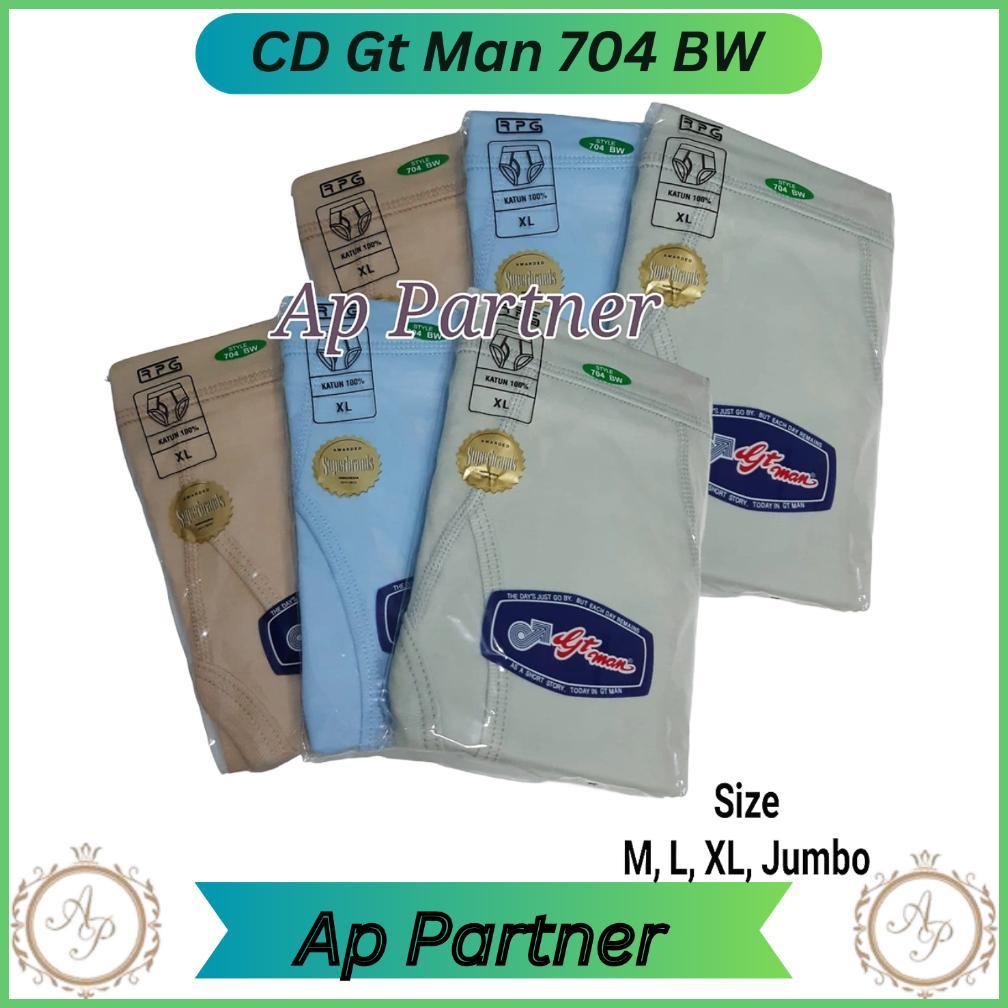 3 Pcs Celana Dalam Pria Gt Man 704 BW / Cd Pria GtMan BW Size M L XL Jumbo