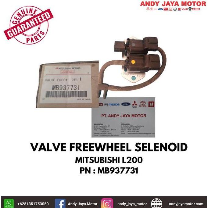 @#@#@#] VALVE FREEWHEEL SELENOID, MITSUBISHI L200 PN : MB937731