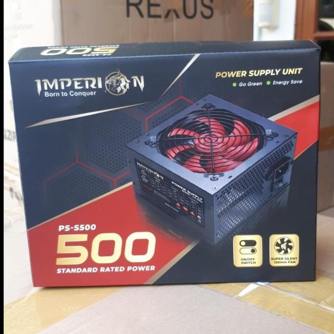 IMPERION POWER SUPPLY 500 WATT/PSU IMPERION 500W ORIGINAL DAN TERPERCAYA