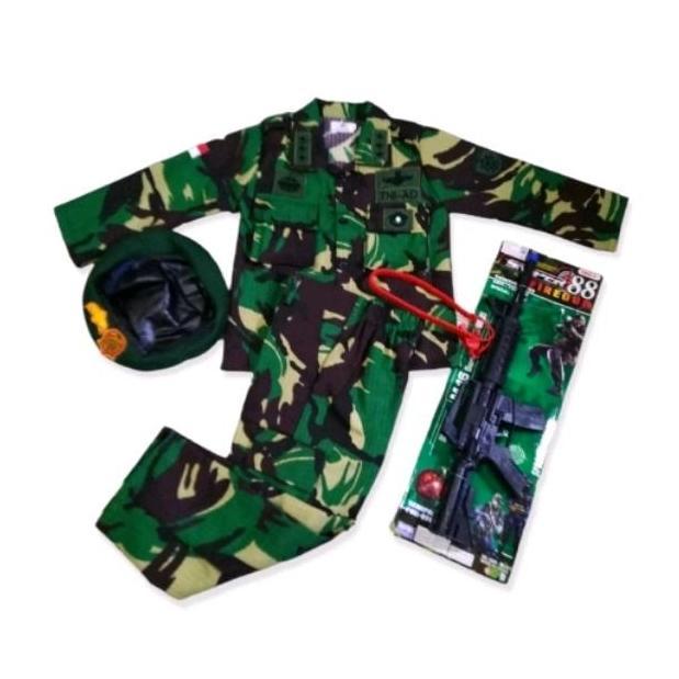 TERMURAH Kostum Anak Loreng Malvinas Army Baju Seragam Anak Motif Malvinas Kostum Profesi Anak denga