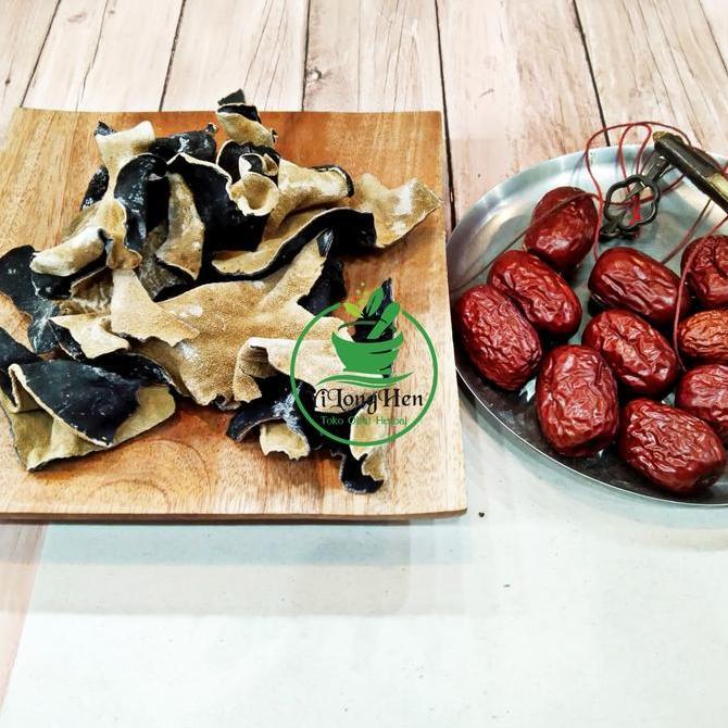 Jamur Hitam Putih Ang Cho Obat Penyumbatan Jantung Ramuan Herbal China
