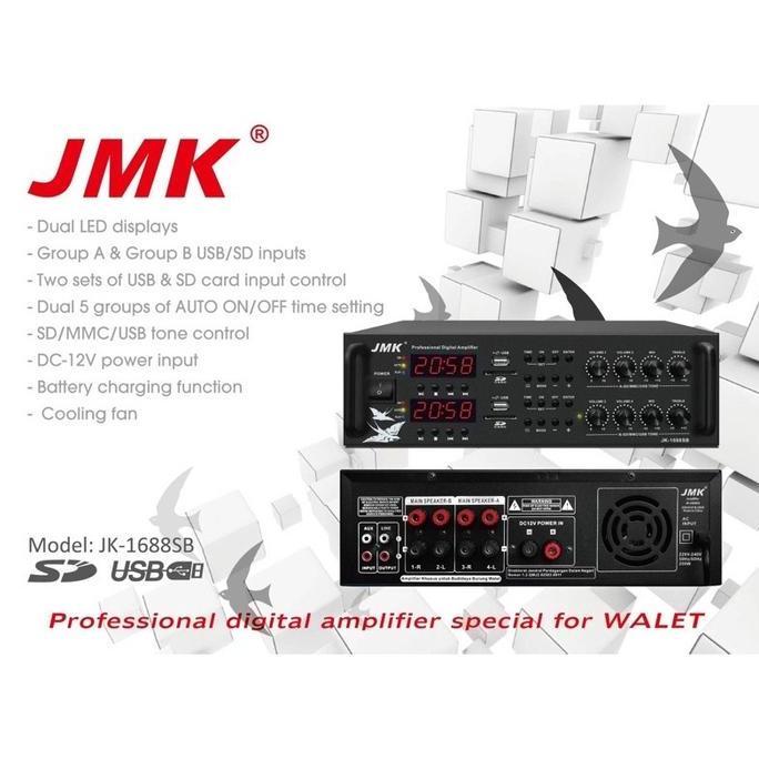 Promo Ampli  Walet Khusus JMK jk-1688SB Ampli Wallet 2 player Diskon