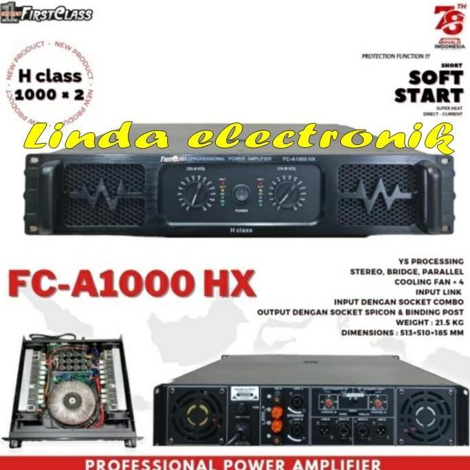 Promo power amplifier firstclass fca 1000 hx fc a 1000 hx fca 1000hx class h Diskon
