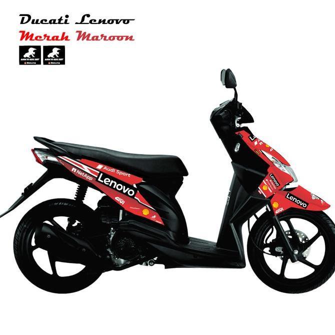 DECAL FULL BODY BEAT FI DUCATI LENOVO, STRIPING FULL BODY BEAT FI DUCATI LENOVO