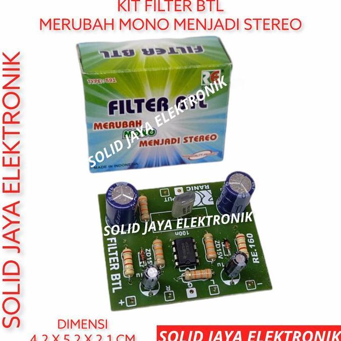 Promo KIT BTL SYSTEM FILTER BTL RANIC MONO MENJADI STEREO RANIC 591 Diskon