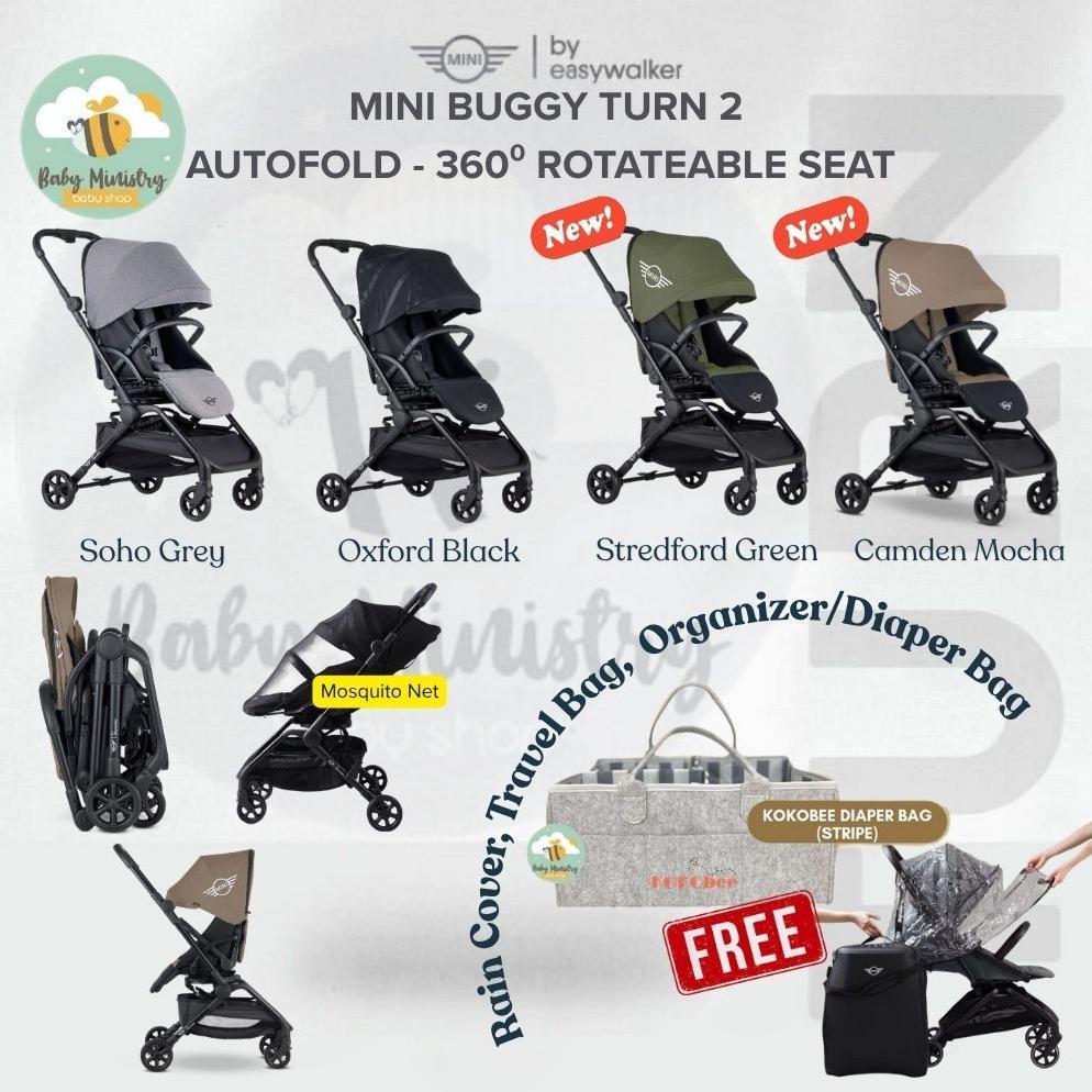 Easywalker Mini Buggy Turn 2  Stroller NEW VERSION / EASYWALKER MINI BUGGY TURN STROLLER