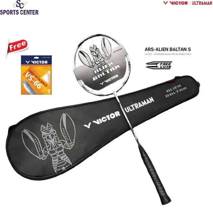 SIAPKIRIM New Special Raket Badminton Victor Ultraman ARS Alien Baltan S READY STOCK