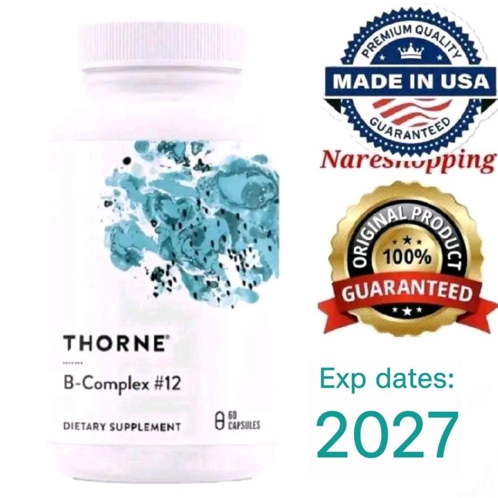 Thorneresearch Vitamin B Kompleks #6, B6, B-6  / Vitamin B Kompleks #12, B12, B-12 Original