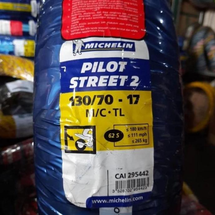 ban luar 130 70 17 pilot street michelin