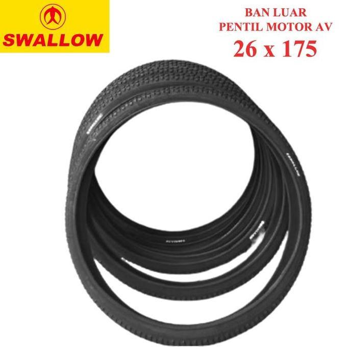 Ready Ban Luar Sepeda SWALLOW MTB 26 x 175 / Ban Luar Sepeda 26 x 1.75 MTB