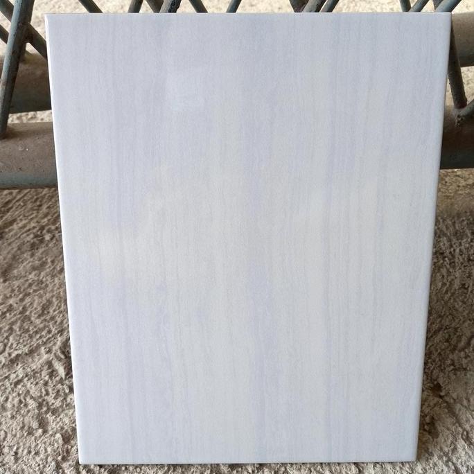 KERAMIK 20X25 GLOSSY ABU GREY SALUR