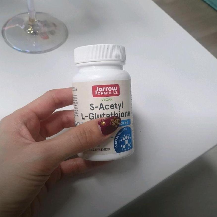 Jarrow Formulas, Vegan S-Acetyl L-Glutathione, 100 Mg, 60 Tablets Vegan Antioxidant To Promote Inter