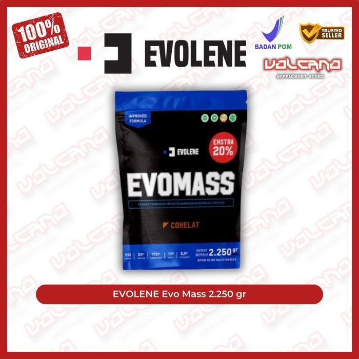 Evolene Evo Mass Gainer 2250 gram gr EvoMass 2,25 kilo kg 5 lbs lb