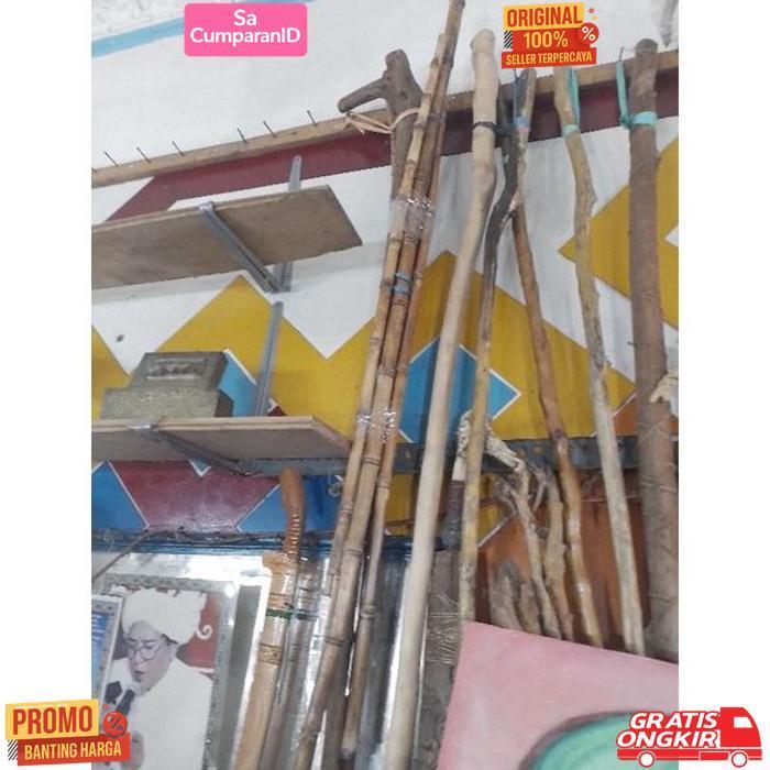 New Agusmasyitah Tongkat Kayu Gading Alat Bantu Jalan Lansia Tuan Guru Ulama Kayu Bertuah Tradisiona