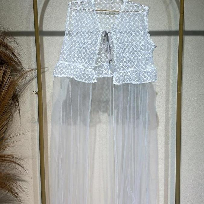 Gamis Modern Busui Frendlu +Tile brukat lepas pasang