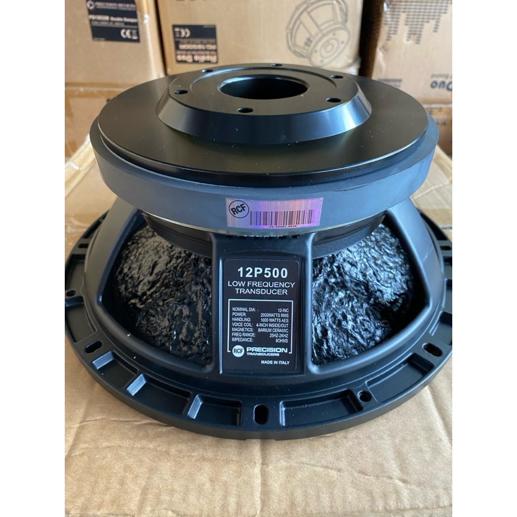 SPEAKER SUBWOOFER 12P500 DAUN COATING KULIT JERUK TEBAL SUB BASS || RCF 12P500 ORIGINAL GRADE A+ 12P
