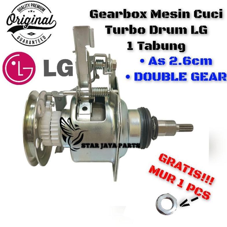 [ LG WF-L7001TC ] GEARBOX MESIN CUCI LG 1 TABUNG TOP LOADING TYPE WF-L7001TC ORI PART (GRATIS MUR)