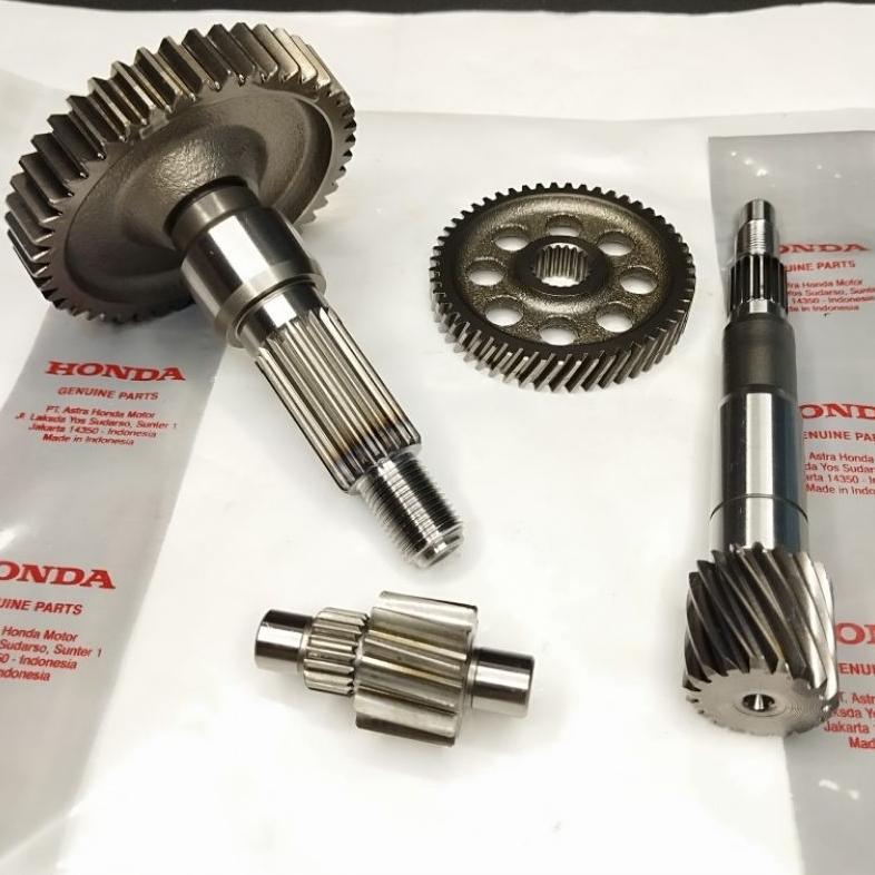 gigi gear rasio as pully roda gear box assy beat esp scoopy beat fi spacy  kode part k81 kzl k44 ori