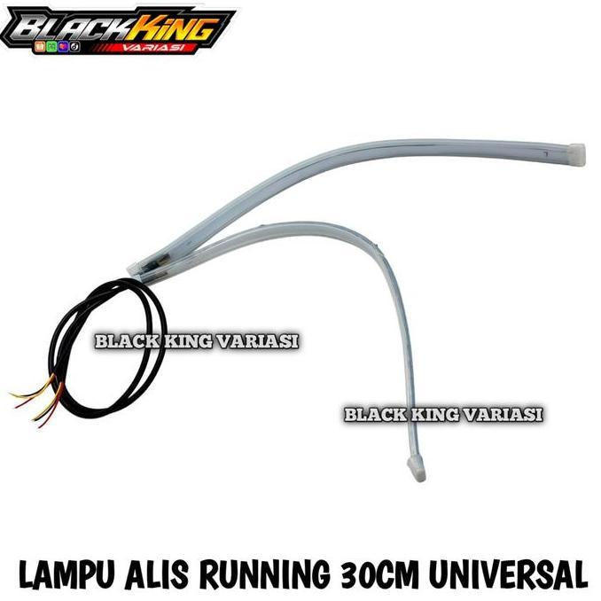 Lampu Alis 30cm Lampu Alis Slim Welcome Flexyble Fleksibel Sen Sein Running 2 Mode 30 cm
