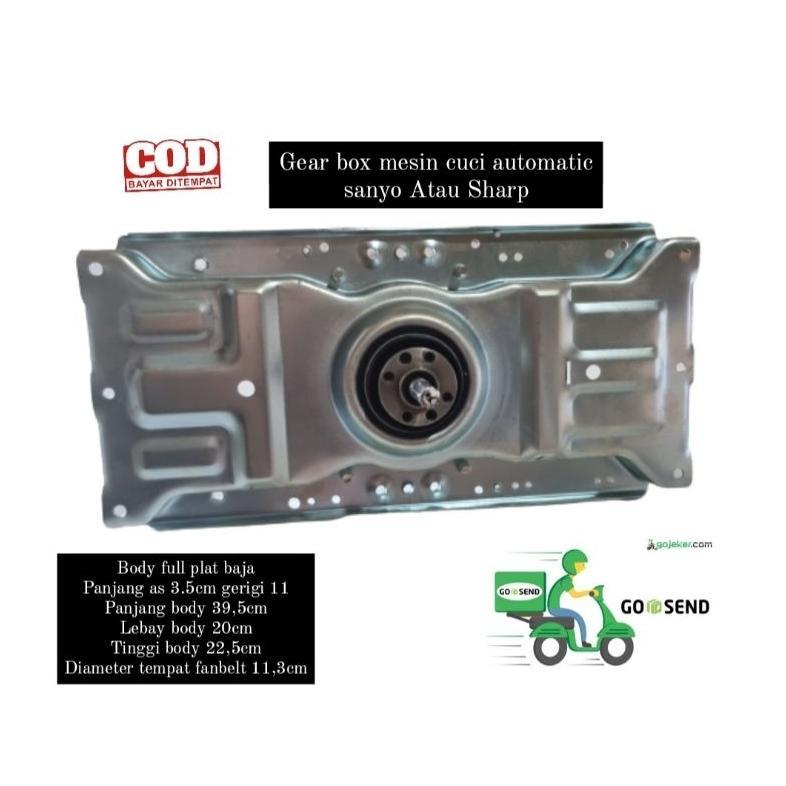 GEARBOX 1 TABUNG MESIN CUCI Sanyo 1TABUNG GIRBOK  GIRBOX 1 TABUNG GEARBOX