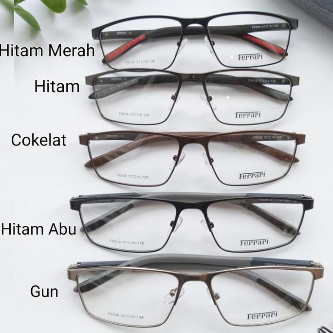 Frame Kacamata F8506 Sporty Metal minus baca photocromic 8506