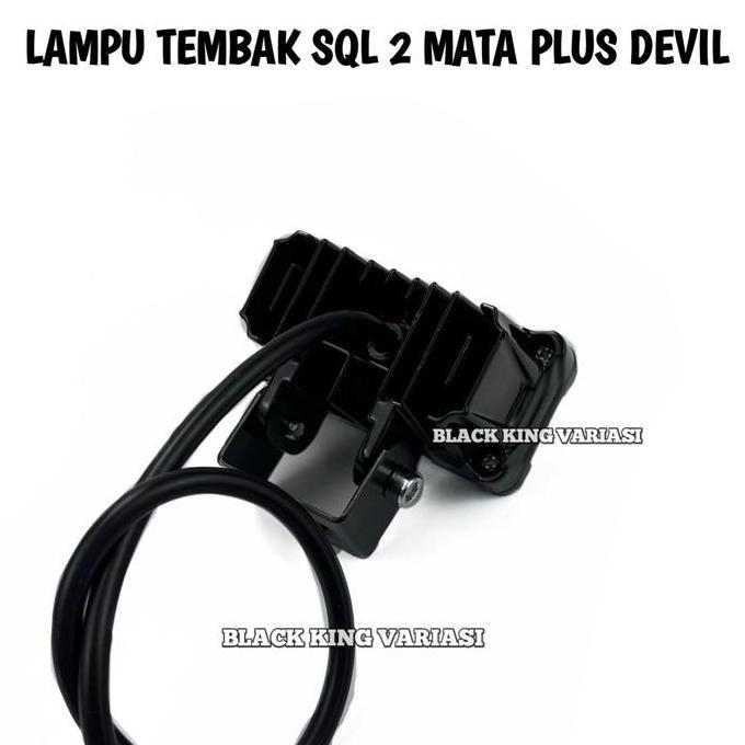 Lampu Tembak SQL 2 Mata LED Universal Lampu Tembak Laser 2 Mata Lampu Tembak Sorot Sql 2 Mata