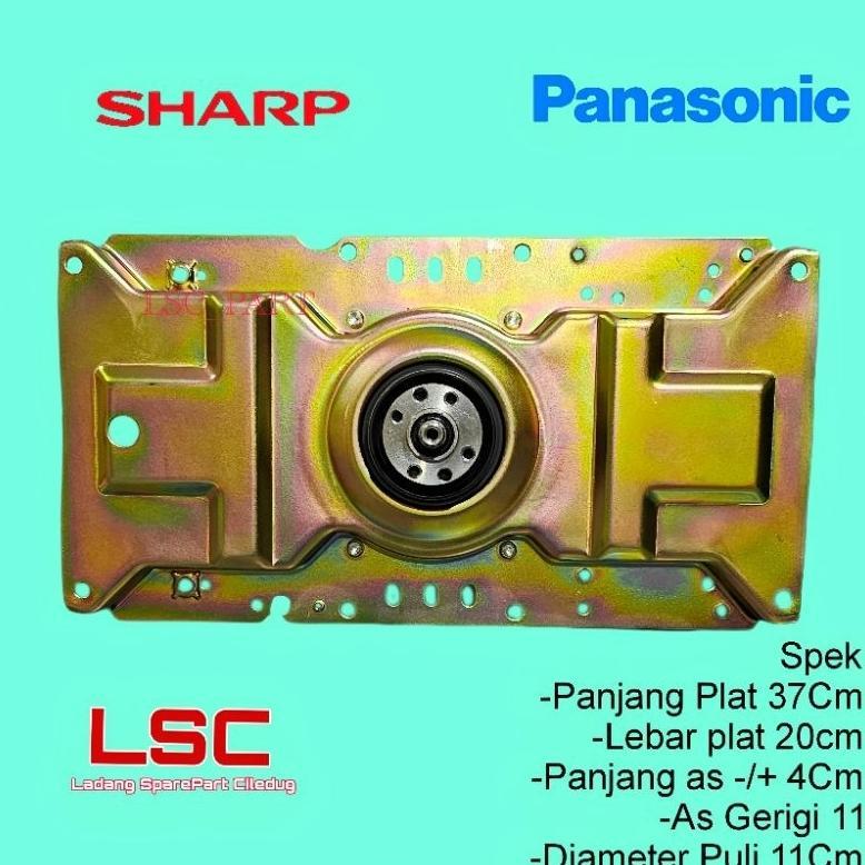 Gearbox Mesin cuci Sharp 1 tabung ES F800H Gear box Top Loading Panasonic NO6 Paw 7009 ES-F800T-BL