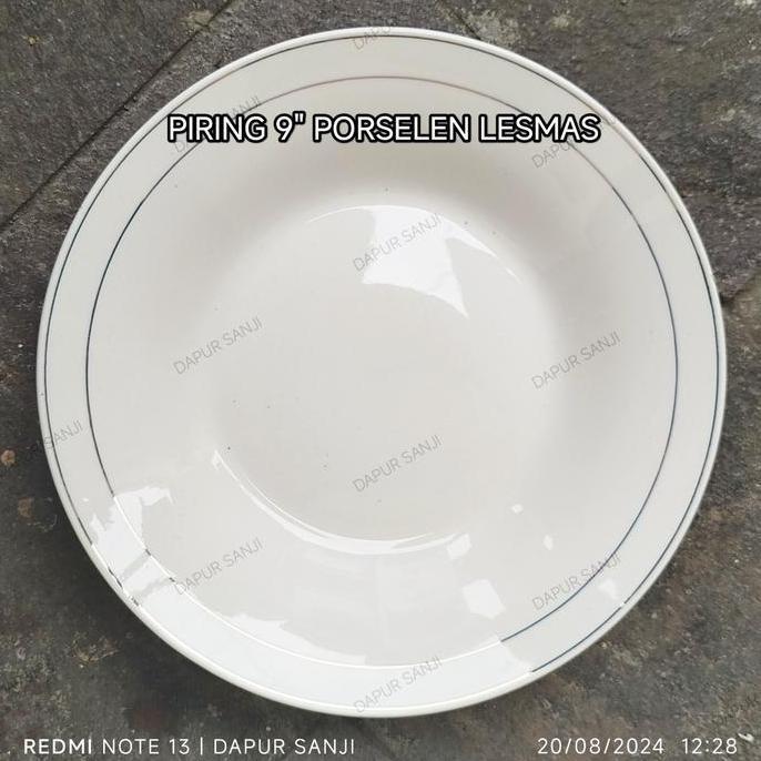 Unik Monalisa Piring Makan 9 Inci Keramik / Porselen / 6 Pc / Sni