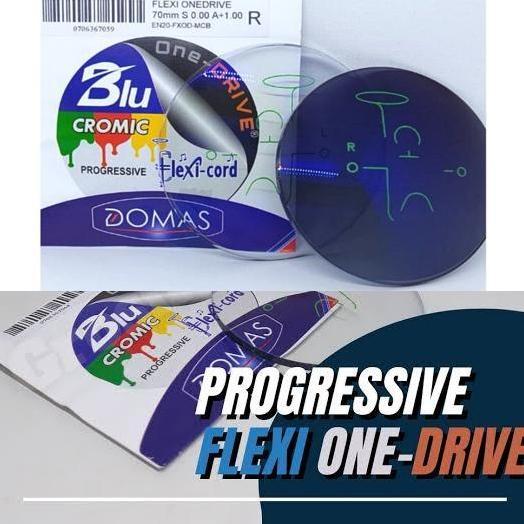 LENSA PROGRESIF DOMAS ONE DRIVE Progressive NON Silinder Flexi-cord Progressif