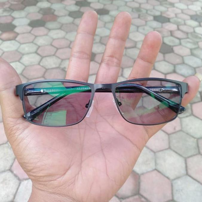 FRAME KACAMATA pria titanium gratis lensa minus/cyilinder