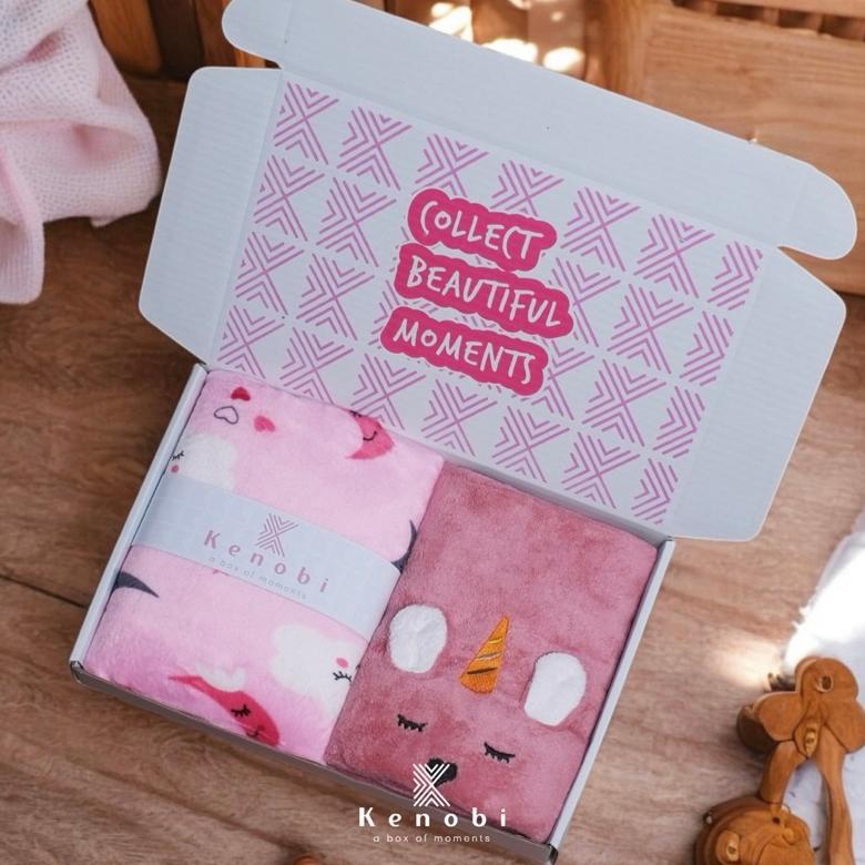Selimut / Blanket Baby Hampers | Kado Lahiran | Hampers Bayi Newborn |  [[ Kenobi Box ]]