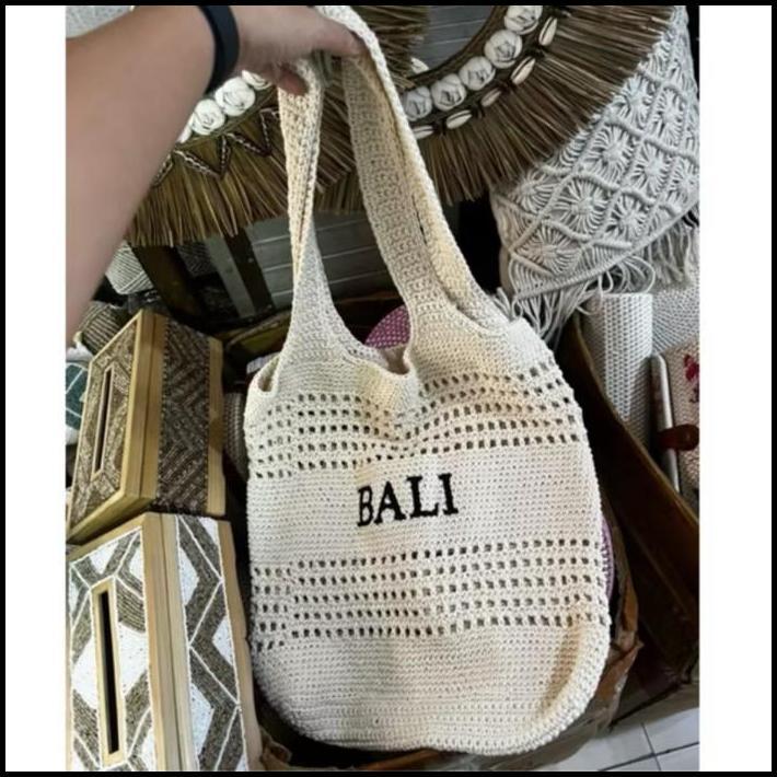 Beachwear studio - tas rajut tebal bali / tote bag knit best seller