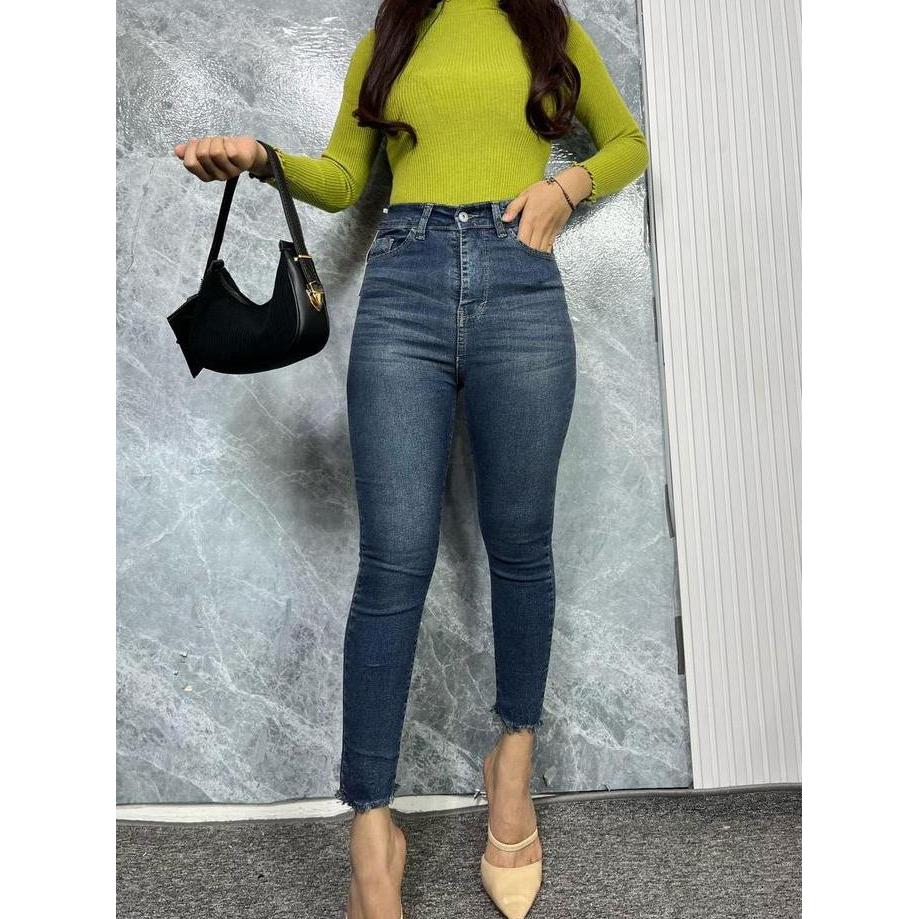 Eleovin Fashion Eleven Skinny Jeans |  Celana Panjang Highwaist Wanita Premium Polos Panjang Wanita 