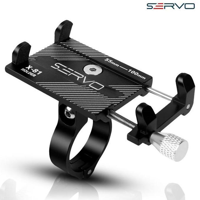 Promo Phone Holder Servo X81 Holder Handphone Motor Penahan Smartphone Handle Hp Berkendara Diskon