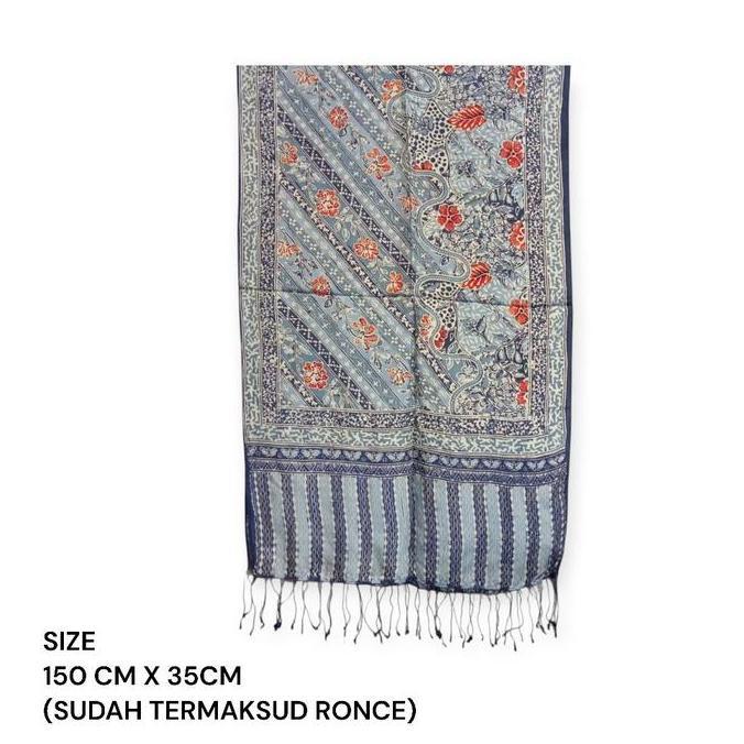Batik Harni Selendang Sutra 1/3 Lebar