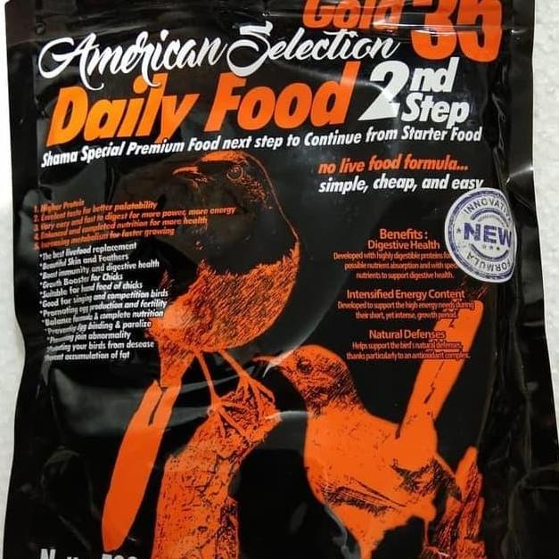 Brixd- Ams Step 2 500 Gram American Selection Voer Pur Pakan Burung Murai