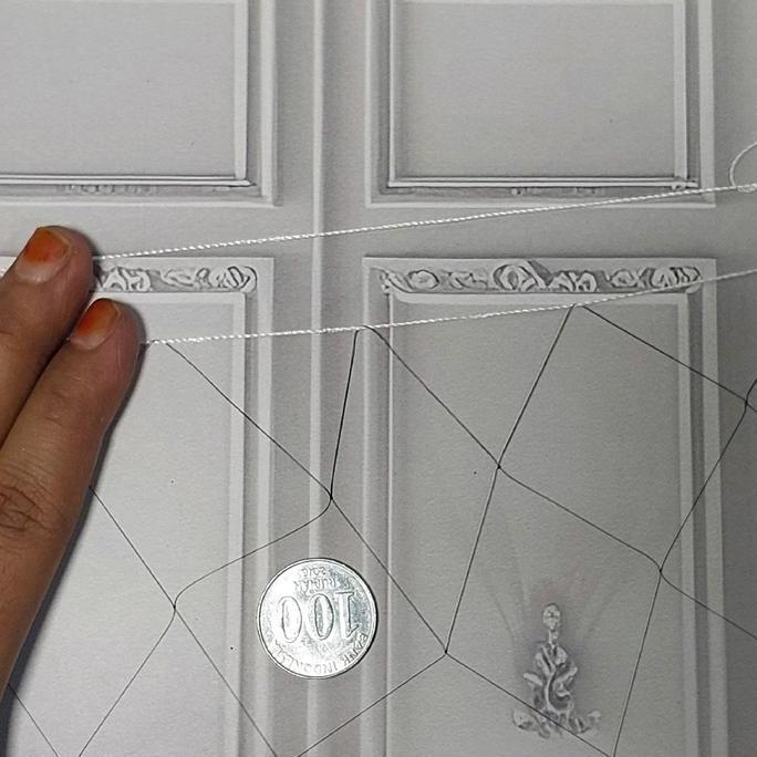 Brixd- Jaring Burung Hitam Tinggi 3,5 M Panjang 90 Meter Lubang 3 Inci Bonus Tali Untuk Burung Bleke