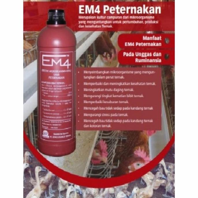 Brixd- Em4 Peternakan Untuk Ayam Bebek Sapi Puyuh Em 4 Peternakan Isi 1 Liter
