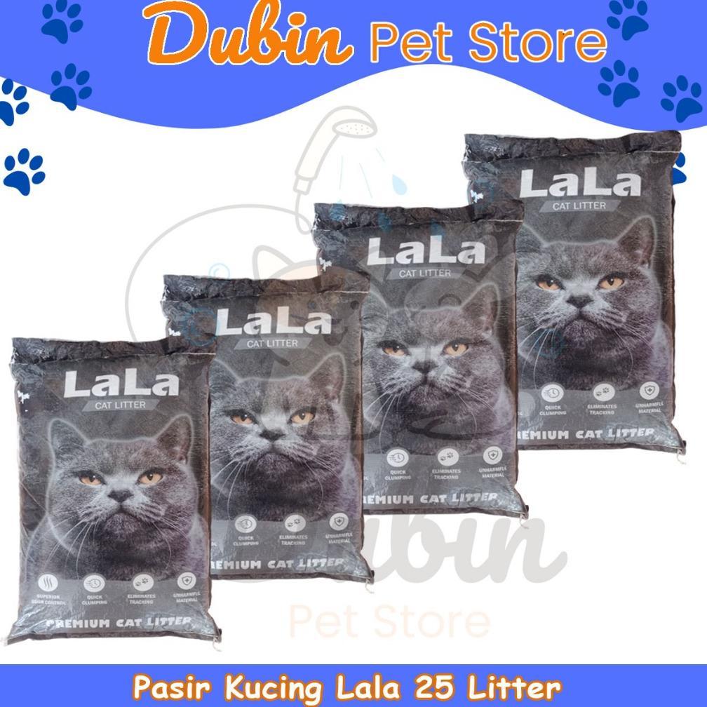 Pasir Kucing LALA 25 Liter - Lala Cat Litter 25 L Pasir Gumpal Wangi - Pasir Kucing 20 kg - Pasir ku