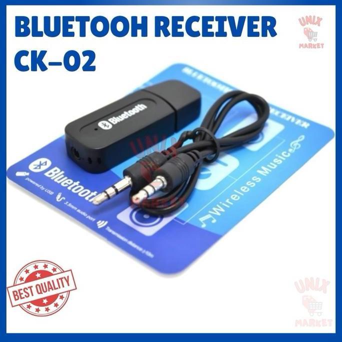 New RECEIVER BLUETOOTH CK-02 CAR MOBIL SPEAKER AUDIO Receiver penjangkau bluetooth ck02 / Colokan us