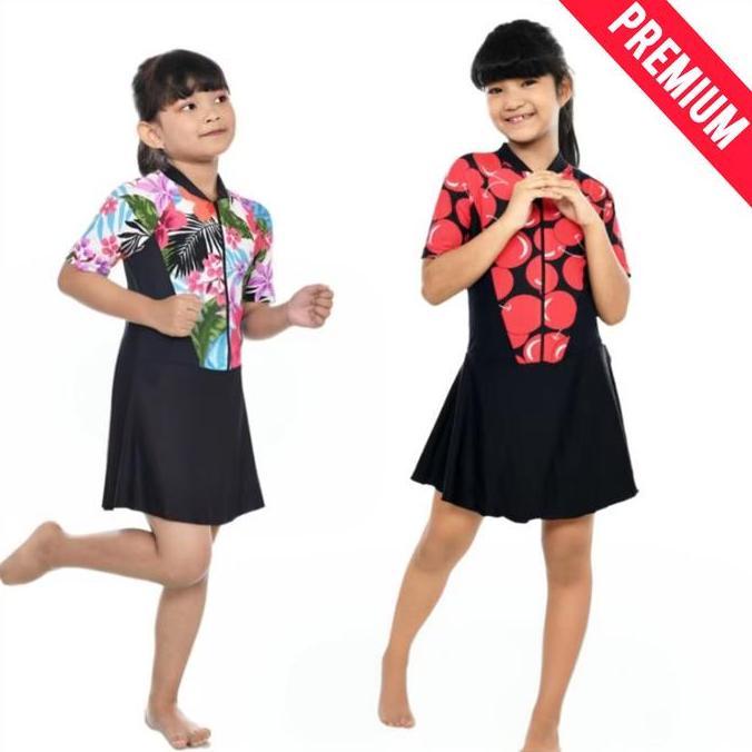 4-9 Tahun Baju Renang OK Anak TK SD Celana Rok Perempuan Cewek 5 6 7 8