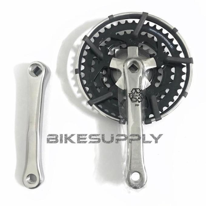 Promo Crank Set Sepeda Merk Shimano Alivio FC - MC10 Japan Via NOS Vintage Jadul Triple 3 Speed (Cra