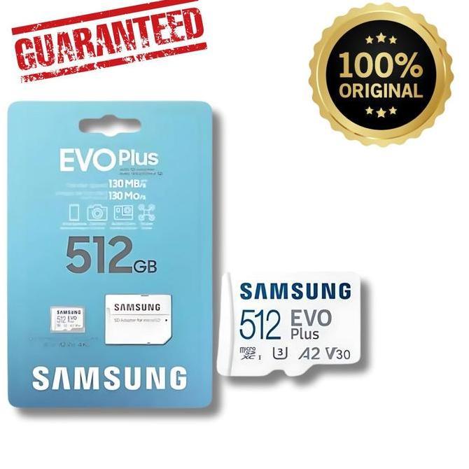 MicroSD Micro SD MicroSDXC Memory Card 512GB 512 gb EVO Plus Samsung
